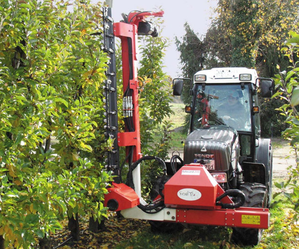 Urządzenie do cięcia mechanicznego drzew niemieckiej firmy Fruit-Tec
